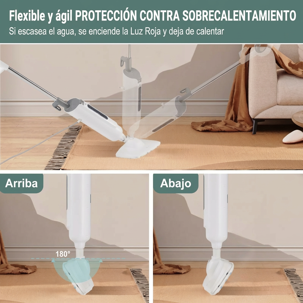 Mopa Multifuncional || Limpieza Profunda y Sin Esfuerzo en Todo Tipo de Pisos